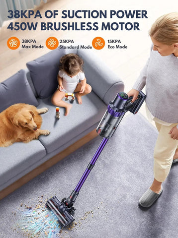 AeroVac Ultra - 450W High-Power Cordless Vacuum Cleaner