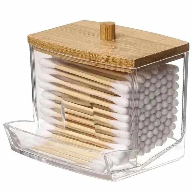 ChicStow - Elegant Cotton Swab Holder