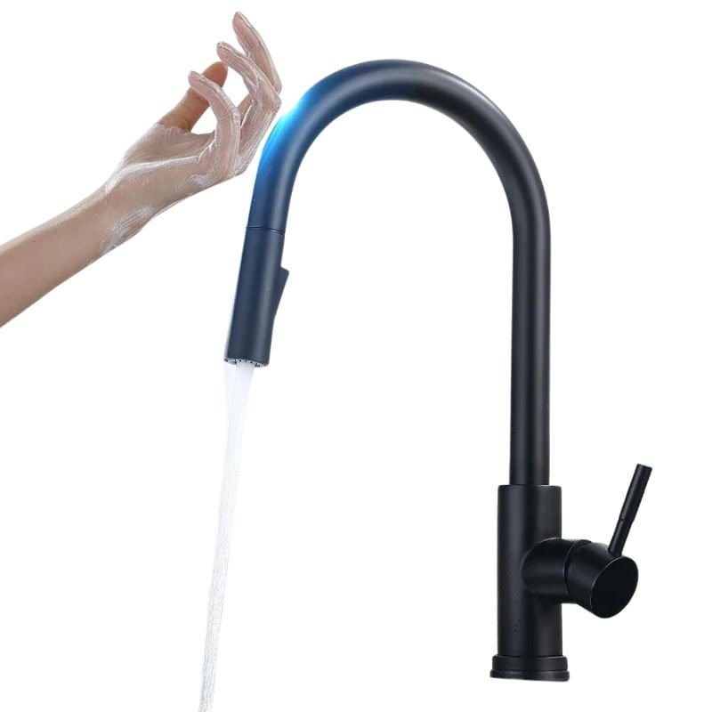 TouchSmart 360: Advanced Sensor Kitchen Faucet with Rotatable Touch Control Mixer