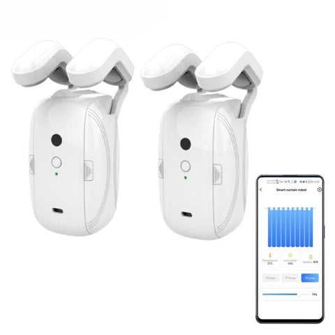 AutoGlide Duo: Smart Curtain Automation Kit