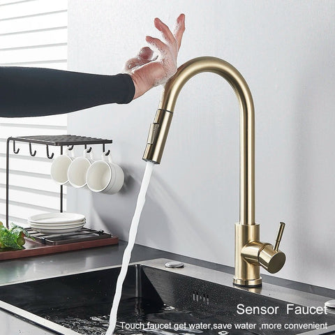 Midnight SensaTouch Smart Touch Pull-Out Kitchen Faucet