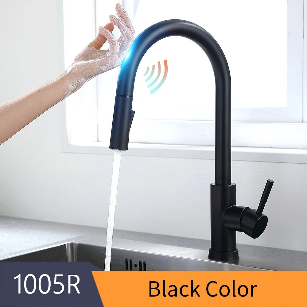 TouchSmart 360: Advanced Sensor Kitchen Faucet with Rotatable Touch Control Mixer