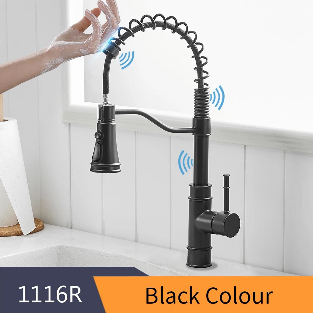 TouchSmart 360: Advanced Sensor Kitchen Faucet with Rotatable Touch Control Mixer