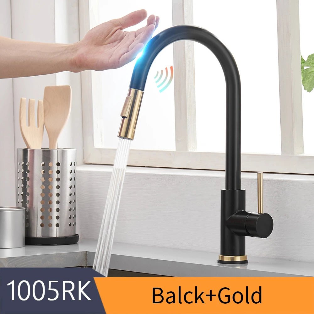 TouchSmart 360: Advanced Sensor Kitchen Faucet with Rotatable Touch Control Mixer