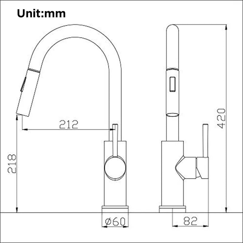 Midnight SensaTouch Smart Touch Pull-Out Kitchen Faucet