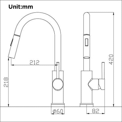 Midnight SensaTouch Smart Touch Pull-Out Kitchen Faucet