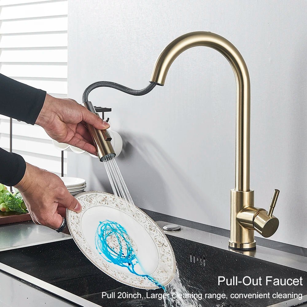 Midnight SensaTouch Smart Touch Pull-Out Kitchen Faucet