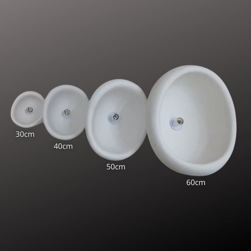 ZenGlow Dome: Japanese Grey Pendant Light