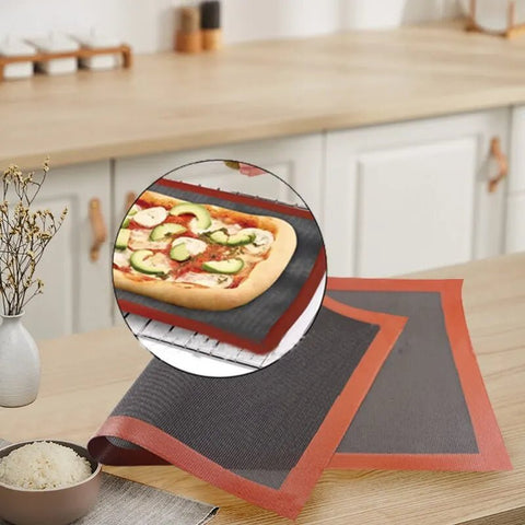 GrillEase Pro: Non-Stick Silicone Cooking Mat