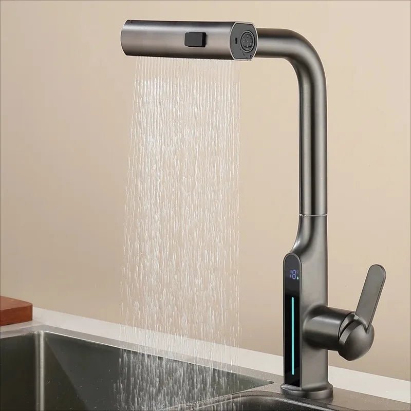 LumiRead Premium Sink Faucet: Modern LED Temperature Control