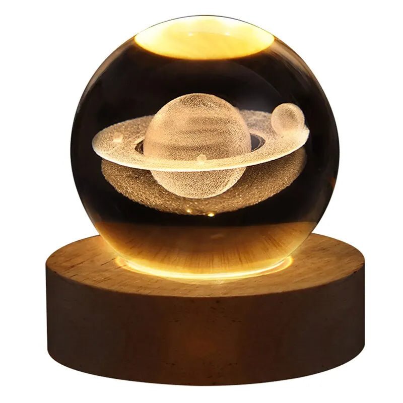 LunaGlow Sphere: Elegant Globe Night Light