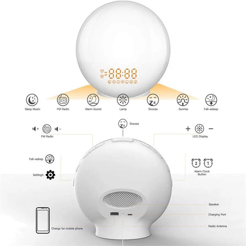 Sunrise Harmony: Wake Up Light Alarm Clock