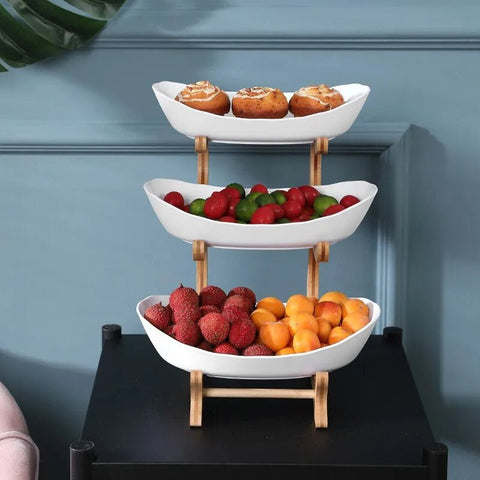 ElevateBowl: Multi-Tier Fruit Organizer