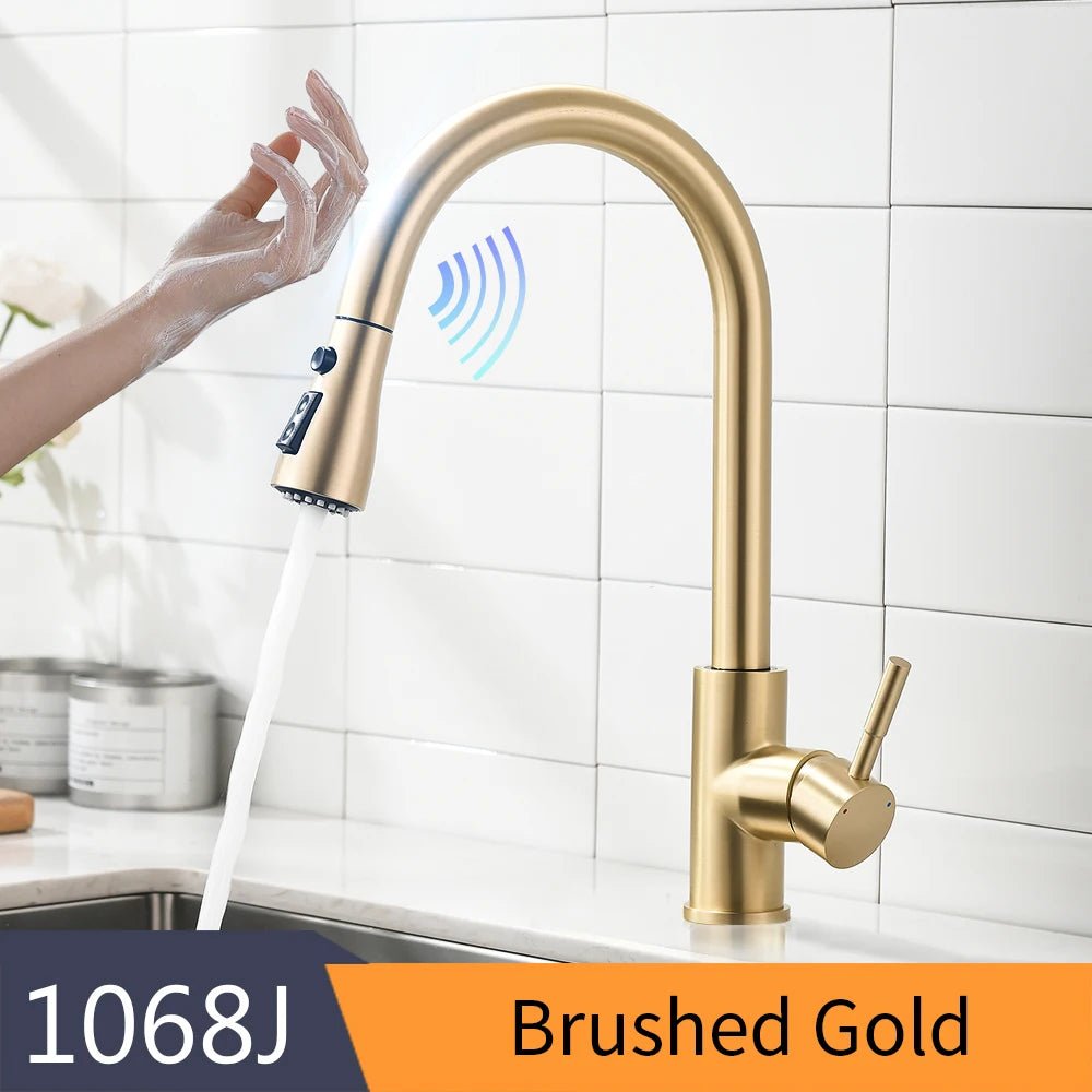 TouchSmart 360: Advanced Sensor Kitchen Faucet with Rotatable Touch Control Mixer