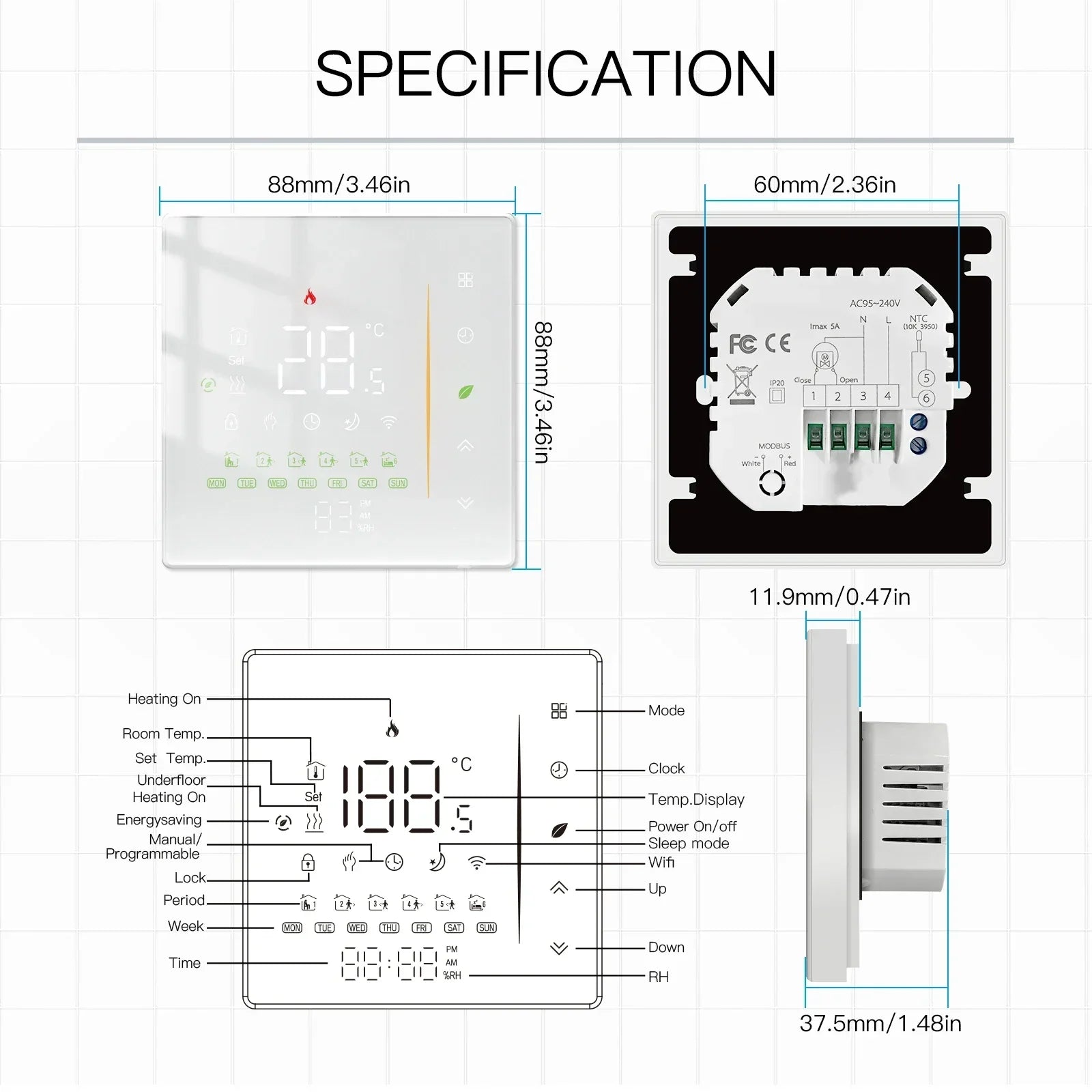 HydroHeat Pro: Smart Water Heating Thermostat