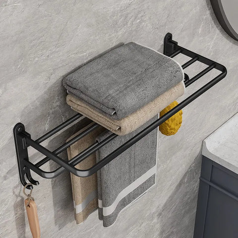 SleekHold: Premium Aluminum Towel Holder