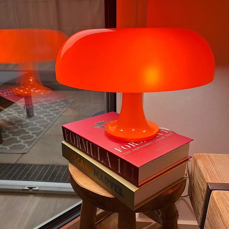 MushroomGlow: Modern Minimalist LED Table Lamp