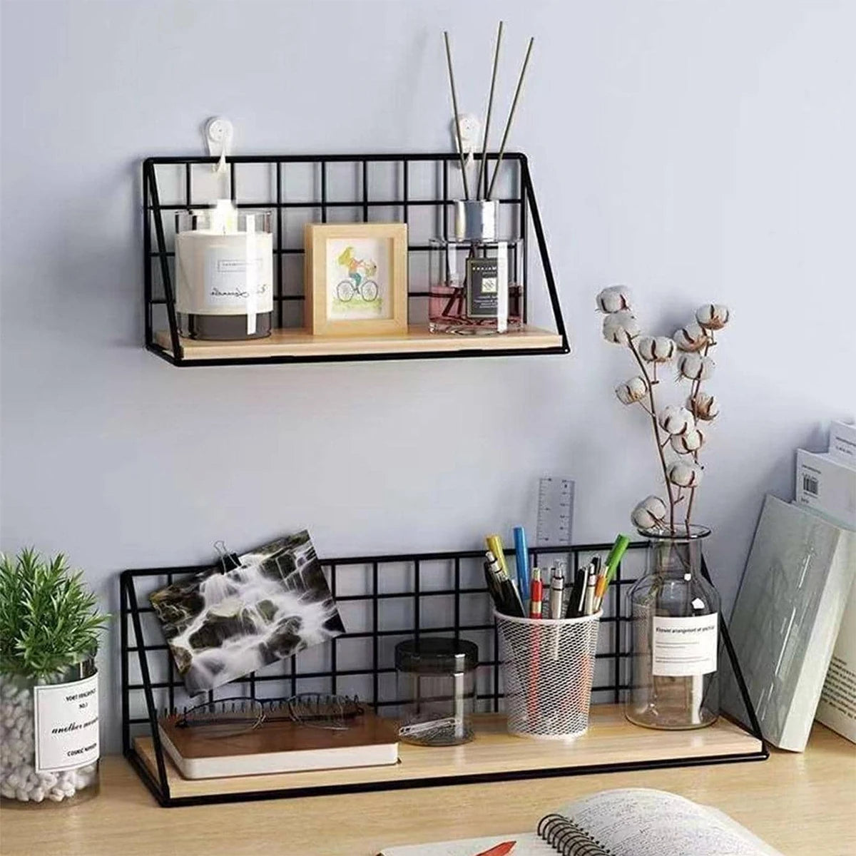 IronNest: Creative Wall-Mounted Shelves and Storage Baskets for Bedroom Walls