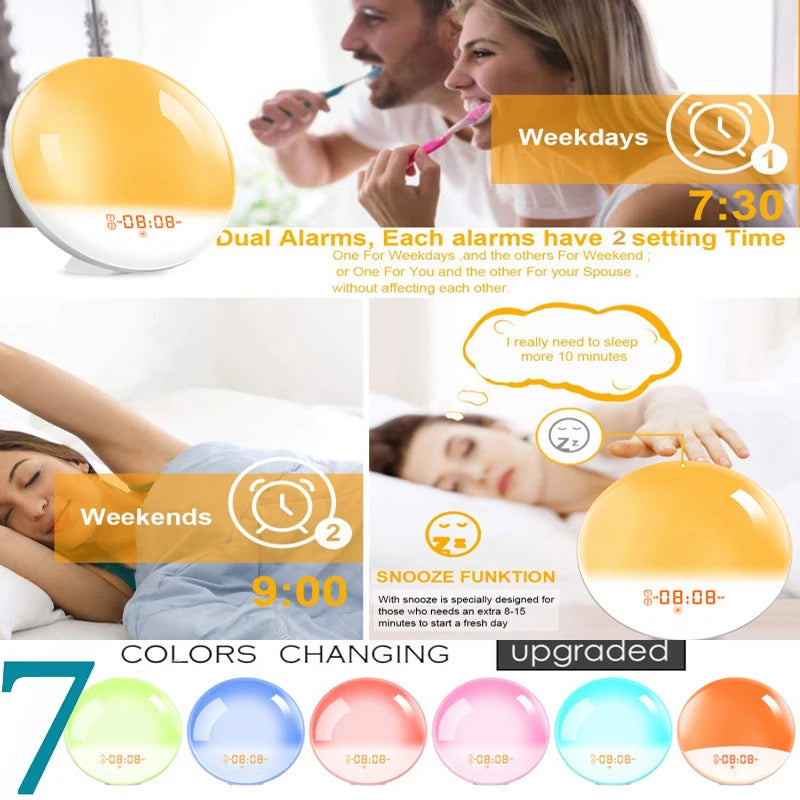 Sunrise Harmony: Wake Up Light Alarm Clock