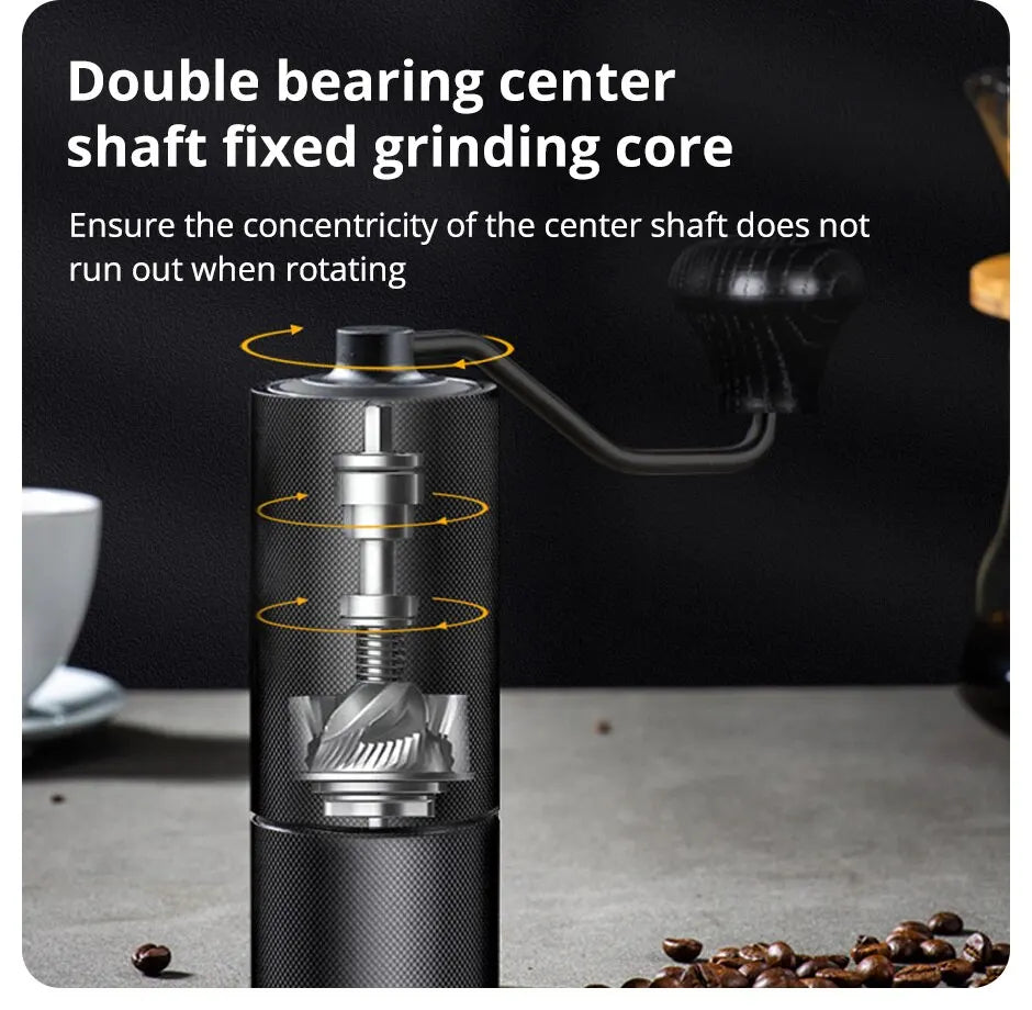 MidnightGrind Pro: Precision Black Coffee Grinder