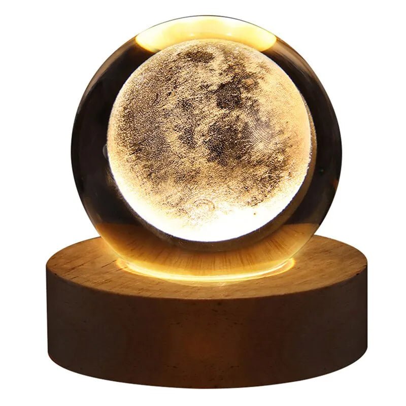 LunaGlow Sphere: Elegant Globe Night Light