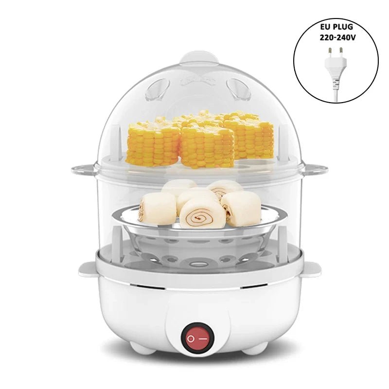 EggMaster Duo: 2-Tier Egg Cooker