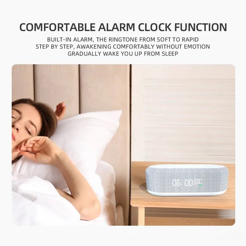 ChargeTime Pro: Alarm Clock with Wireless Charging