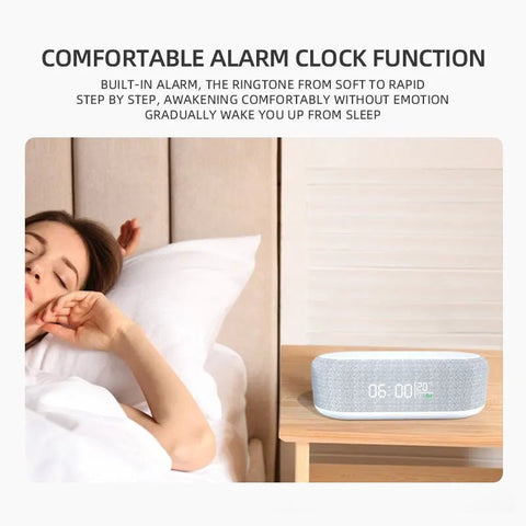 ChargeTime Pro: Alarm Clock with Wireless Charging