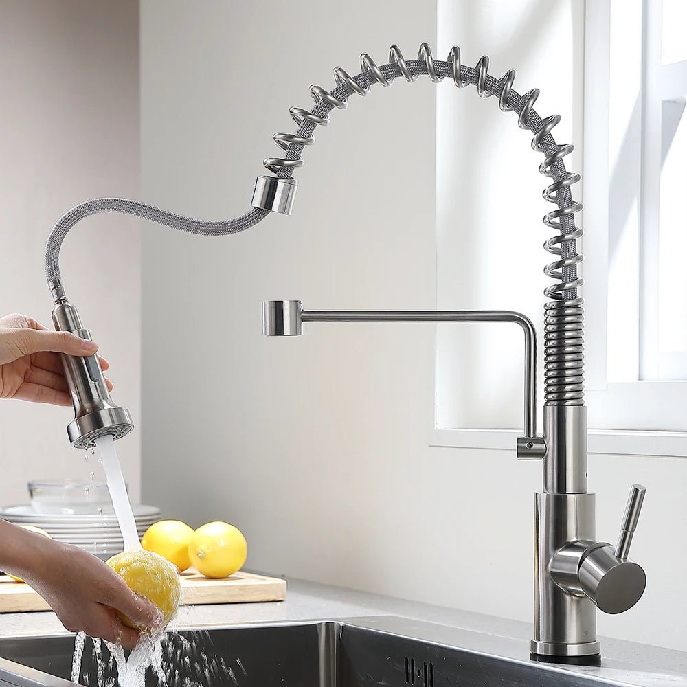 TouchSmart 360: Advanced Sensor Kitchen Faucet with Rotatable Touch Control Mixer