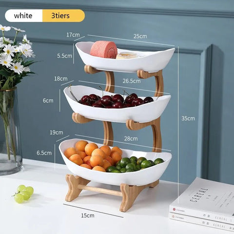 ElevateBowl: Multi-Tier Fruit Organizer