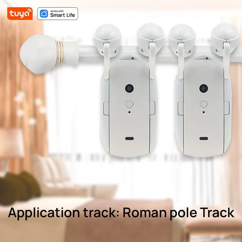 AutoGlide Duo: Smart Curtain Automation Kit