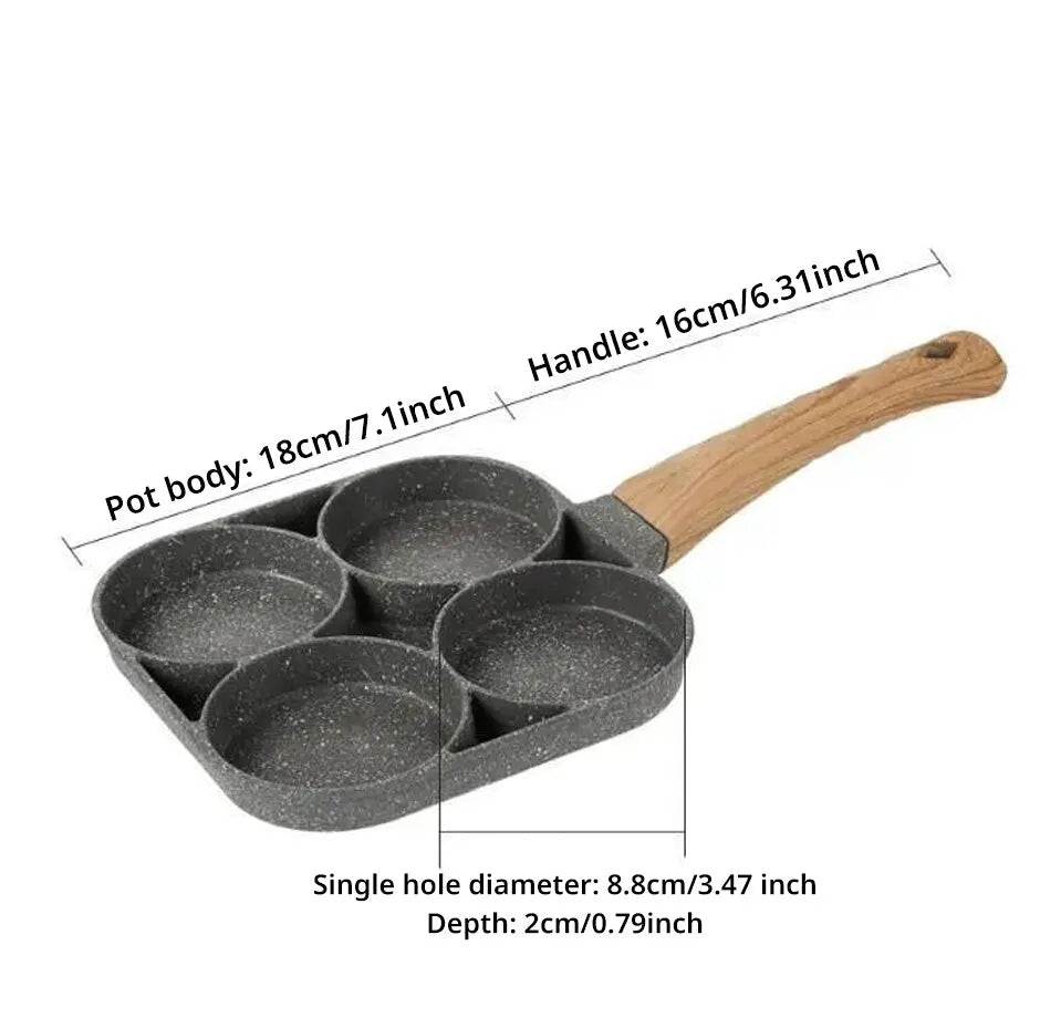 PanPerfect Quad: 4-Hole Non-Stick Breakfast Pan