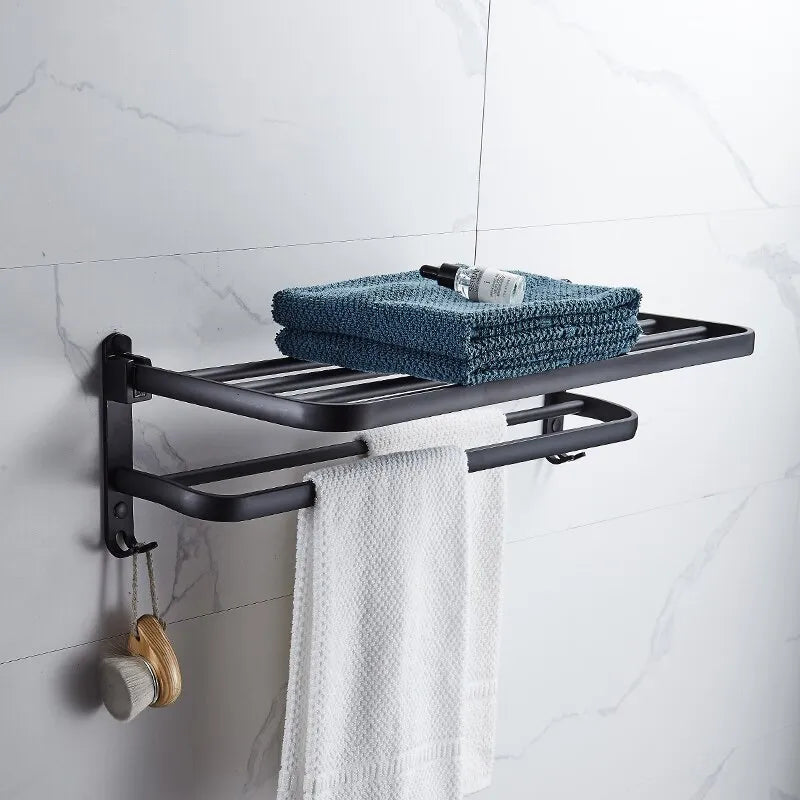 SleekHold: Premium Aluminum Towel Holder