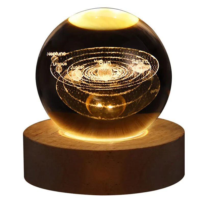 LunaGlow Sphere: Elegant Globe Night Light