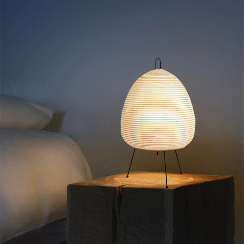 48399096086874|48399096152410|48399096185178|48399096217946ZenLight Artisan: Japanese Rice Paper LED Table Lamp