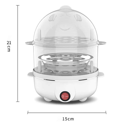 EggMaster Duo: 2-Tier Egg Cooker