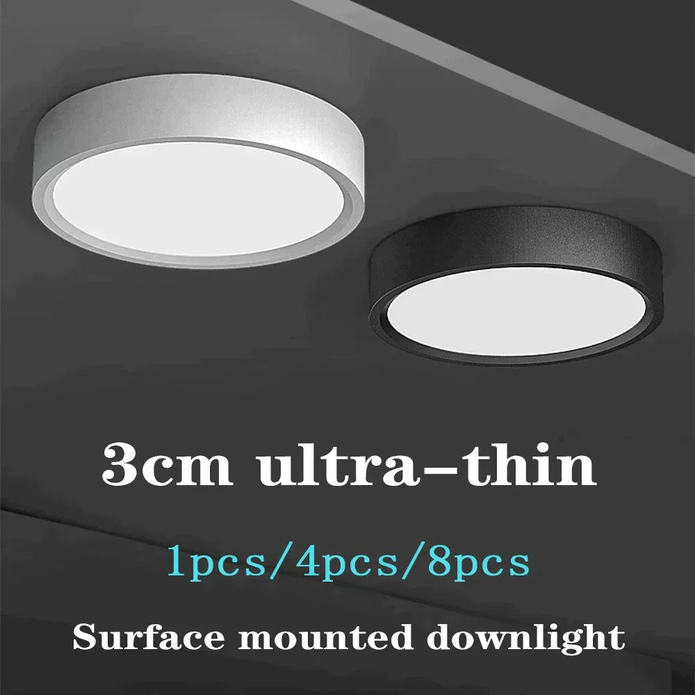 SlimGlow Elite: Ultra-Thin LED Ceiling Light - 24W