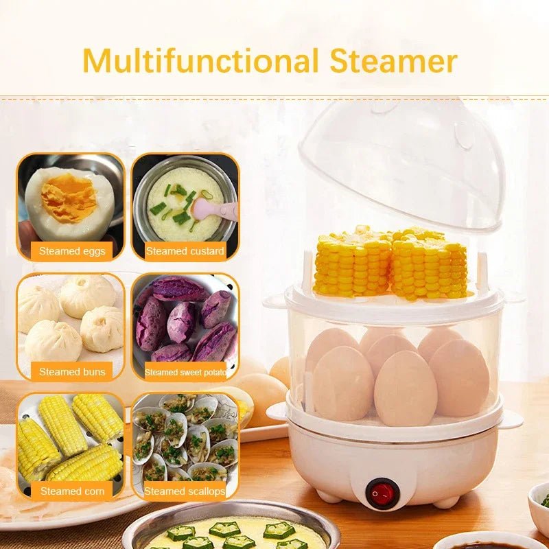 EggMaster Duo: 2-Tier Egg Cooker