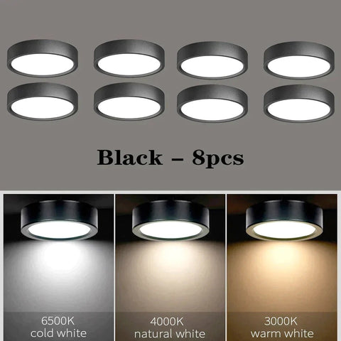 SlimGlow Elite: Ultra-Thin LED Ceiling Light - 24W