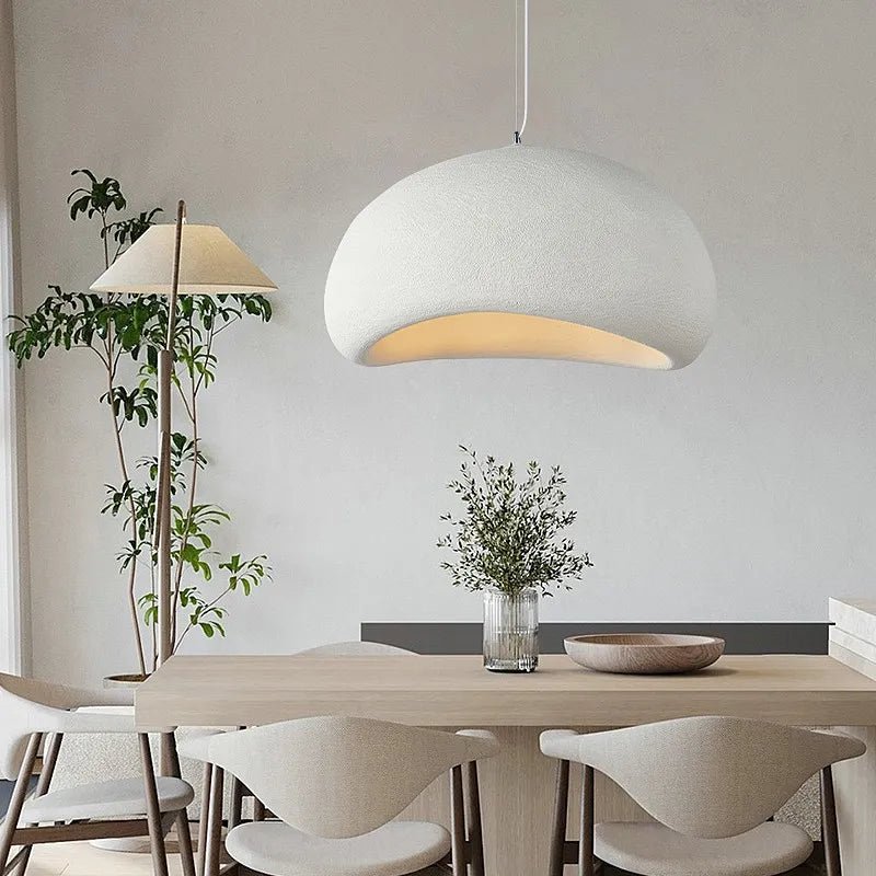 ZenithGlow Dome: Japanese White Pendant Light