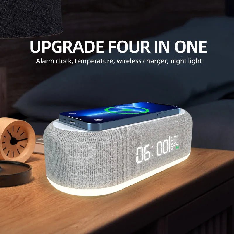 ChargeTime Pro: Alarm Clock with Wireless Charging