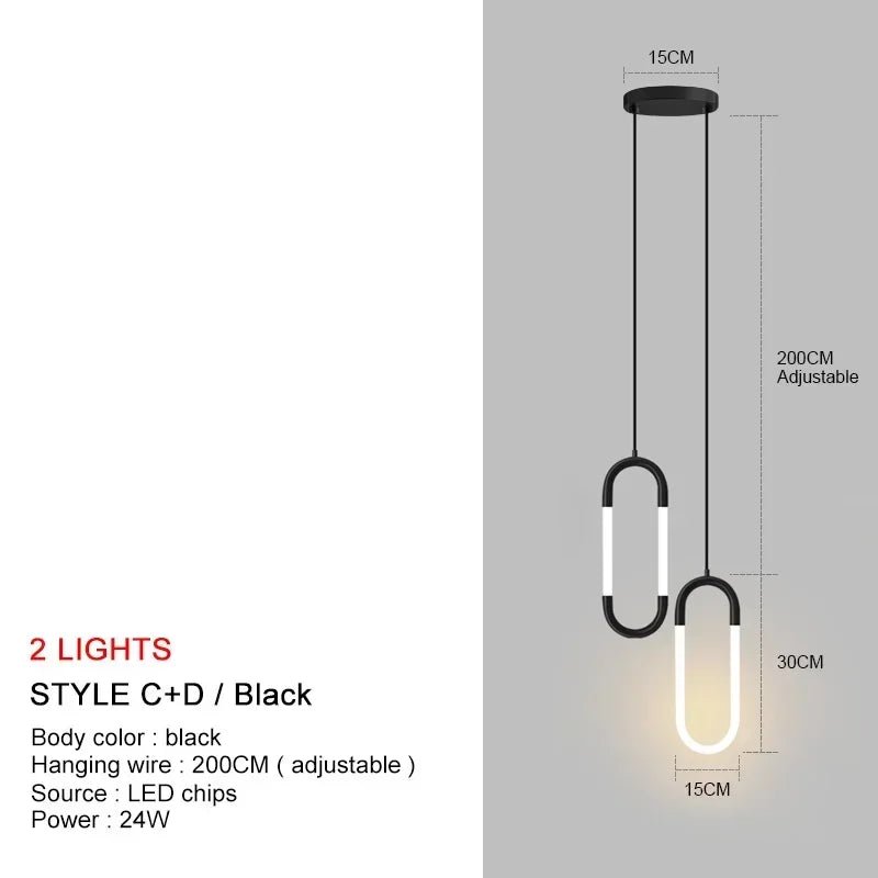 LuxeOval Radiance: Elegant Pendant Light