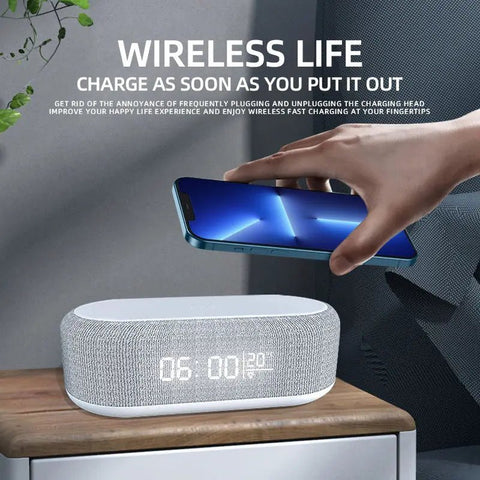 ChargeTime Pro: Alarm Clock with Wireless Charging