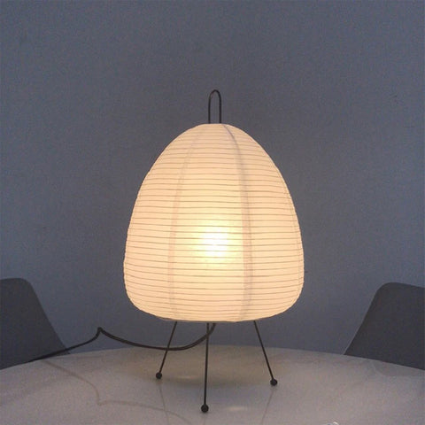 ZenLight Artisan: Japanese Rice Paper LED Table Lamp