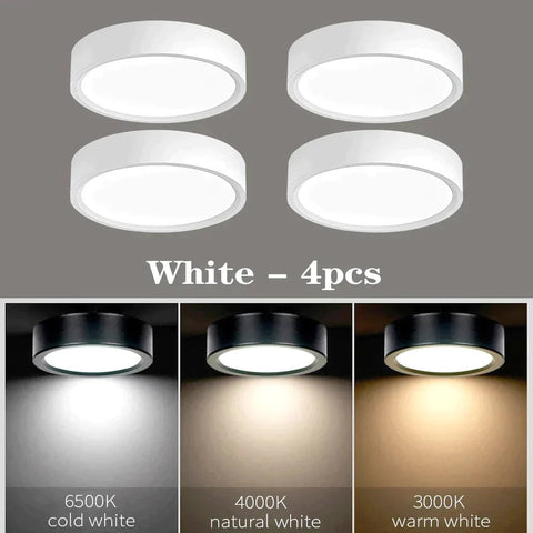 SlimGlow Elite: Ultra-Thin LED Ceiling Light - 24W