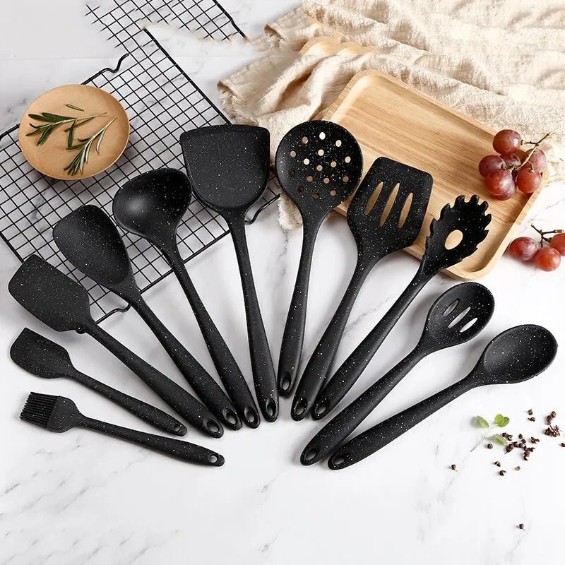 Silicone Cooking Utensils Set - 10 PCS