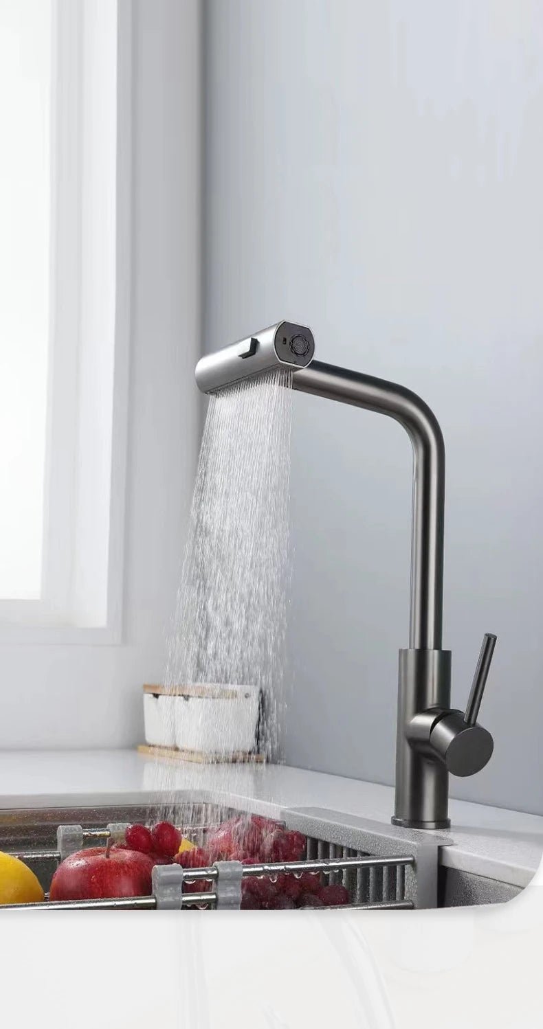 TouchFlow Trio: Smart 3-Mode Sensor Kitchen Faucet