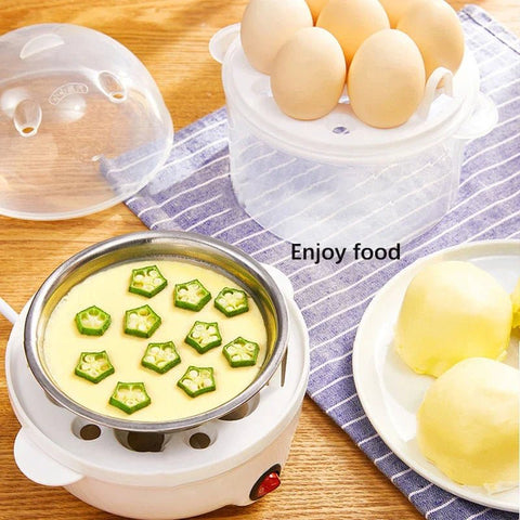 EggMaster Duo: 2-Tier Egg Cooker