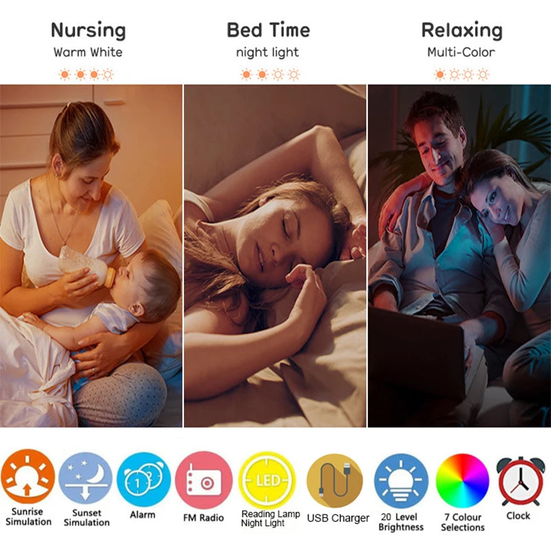 Sunrise Harmony: Wake Up Light Alarm Clock