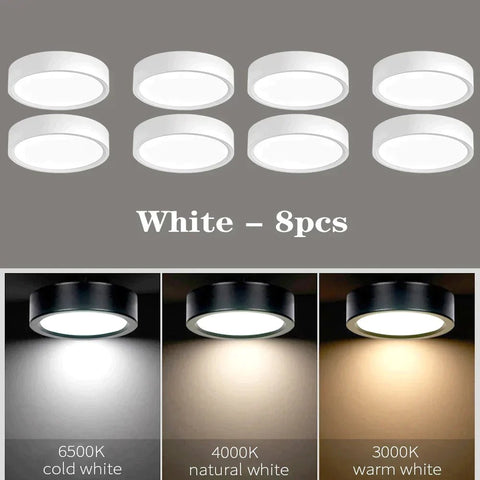 SlimGlow Elite: Ultra-Thin LED Ceiling Light - 24W